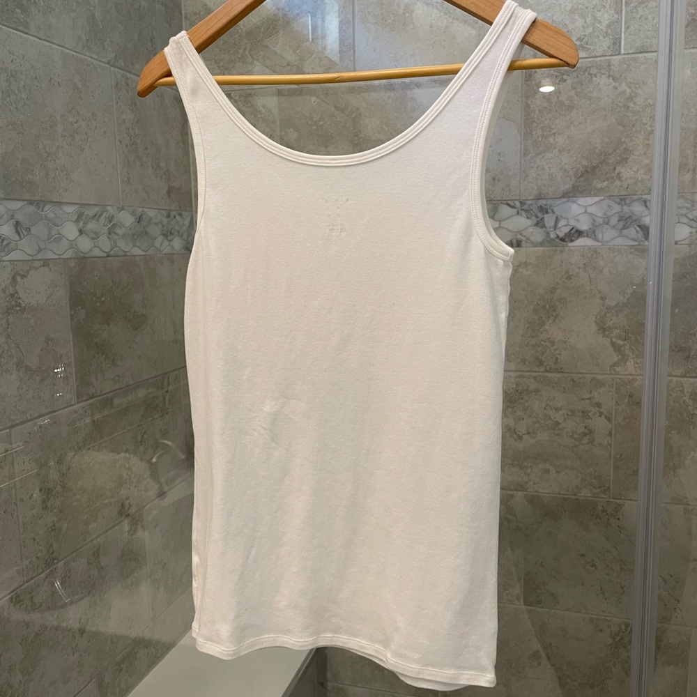 White Tank Top. No rips or tears.